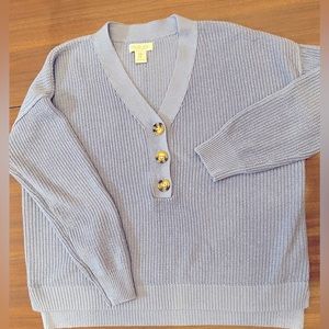 Rachel Zoe V Neck Knit Sweater size Med
